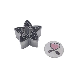 کاتر استیل طرح ستاره (4 عددی)