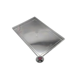 ظرف کریستالی شیرینی و آجیل مدل مستطیل 30 در 21 ارتفاع 2