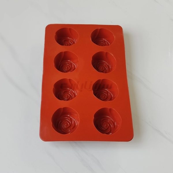 قالب سیلیکون گل رز 8 عددی - Image 8