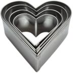 کاتر استیل طرح قلب (4 عددی) - تصویر 5