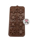 قالب سیلیکونی شکلات دانه برف