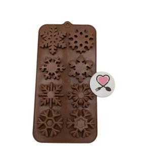 قالب سیلیکونی شکلات دانه برف