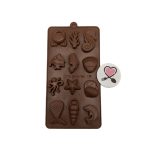 قالب سیلیکونی شکلات حیوانات دریایی