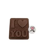 قالب سیلیکونی شکلات طرح لاو I love you