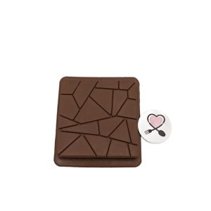 قالب سیلیکونی شکلات طرح سنگ