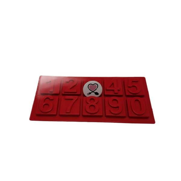 قالب سیلیکون اعداد انگلیسی مستطیلی - Image 6
