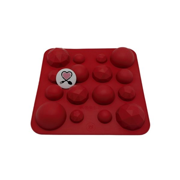 قالب سیلیکون نیمکره میکس الماس و ساده مارکو - Image 4