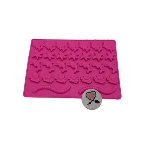 قالب سیلیکون پاستیل دریایی و کرم مارکو