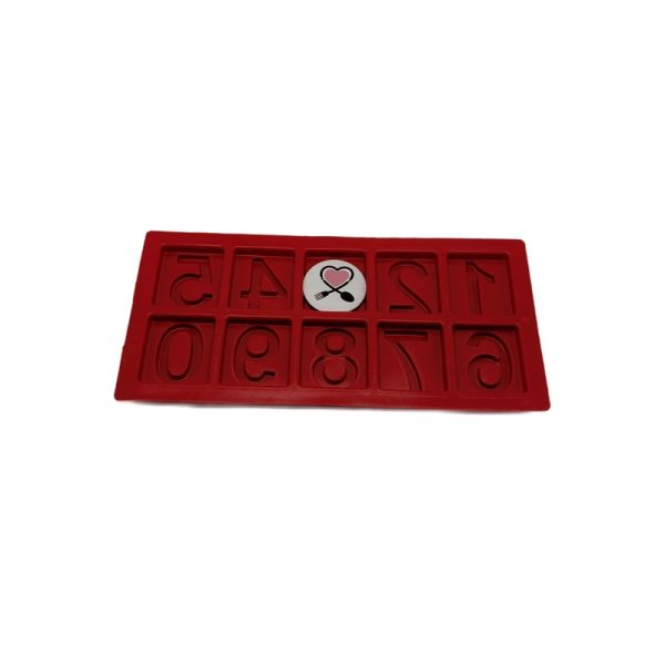 قالب سیلیکون اعداد انگلیسی مستطیلی - Image 3