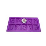قالب سیلیکون اعداد انگلیسی مستطیلی - Image 2