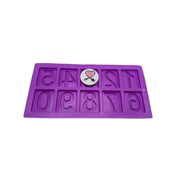 قالب سیلیکون اعداد انگلیسی مستطیلی - Image 2