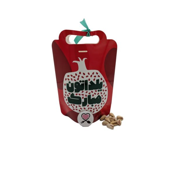 پاکت هدیه و آجیل یلدایی انار سفید کد 4 - Image 2