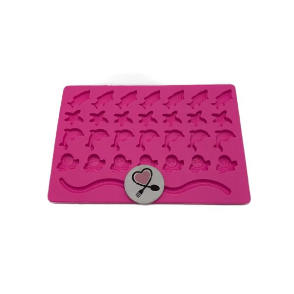 قالب سیلیکونی پاستیل حیوانات دریایی مارکو - Image 3