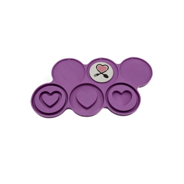 قالب سیلیکونی آبنبات شیکر قلب دایره سه طرح مارکو - Image 3
