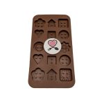 قالب سیلیکونی شکلات دکمه - Image 2