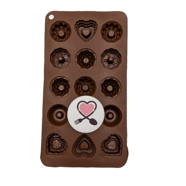 قالب سیلیکونی شکلات میکس شیفون - Image 2