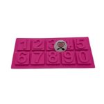 قالب سیلیکون اعداد انگلیسی مستطیلی - Image 3