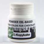 رنگ خوراکی پودری محلول در روغن سفید کپی کیک