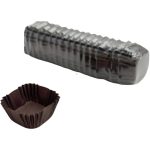 کپسول حلوایی مربع قهوه ای 4 سانتی