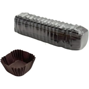 کپسول حلوایی مربع قهوه ای 4 سانتی