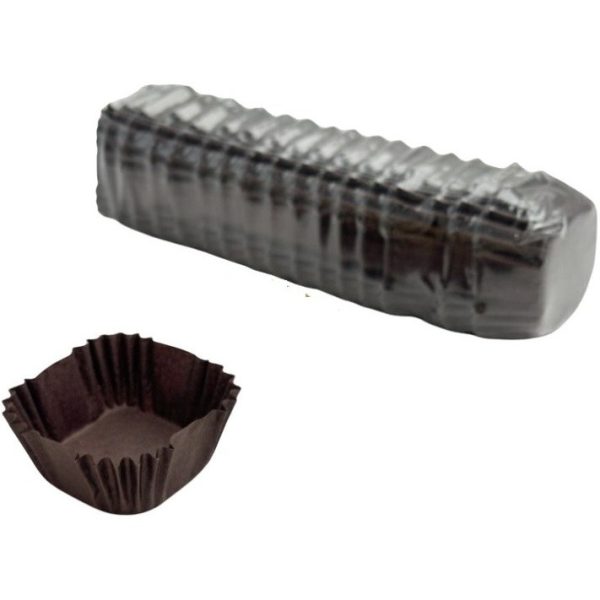 کپسول حلوایی مربع قهوه ای 4 سانتی - Image 1