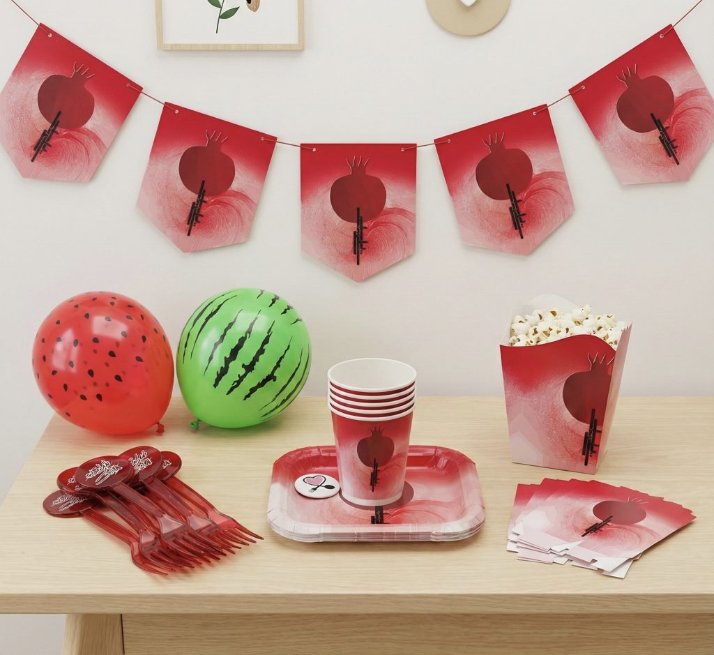 تم انار قرمز یلدایی 10 نفره کد 5