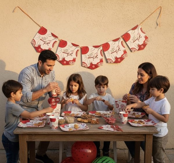 تم زمینه سفید یلدایی 10 نفره کد 2