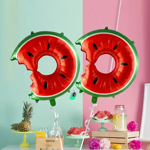 بادکنک فویلی دونات هندوانه مخصوص یلدا