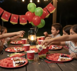 پک شب یلدا طرح صورتک هندوانه خندان