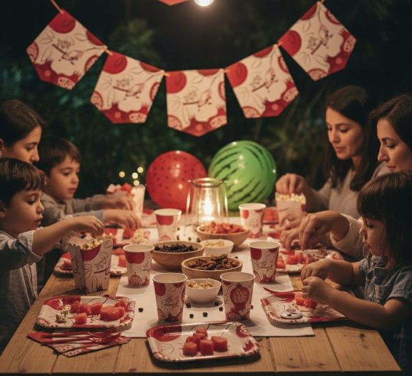 تم شب یلدا زمینه سفید ۱۰ نفره