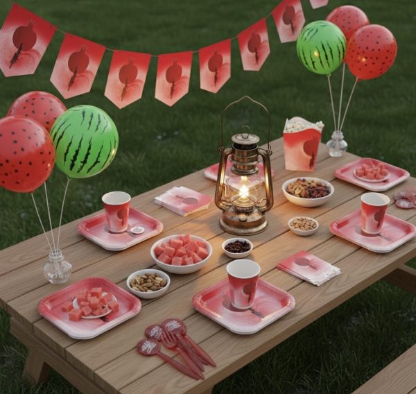 تم انار قرمز یلدایی 10 نفره