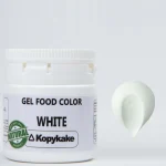 خرید رنگ ژله ای سفید کپی کیک ۳۵ گرمی با غلظت بالا