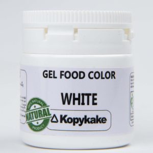رنگ خوراکی ژله ای سفید (White) کپی کیک 35 گرمی