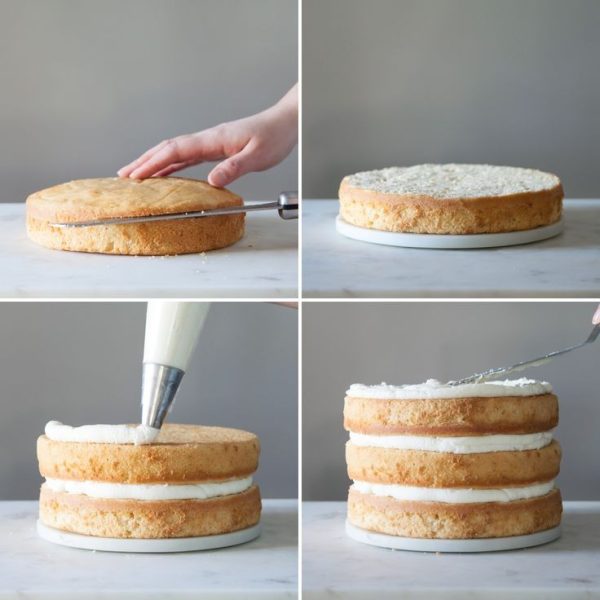 چاقوی برش کیک دندانه ریز با تیغه استیل و دسته پلاستیکی برای اسلایس تمیز نان و شیرینی