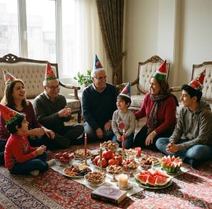 کلاه بوقی تم یلدا