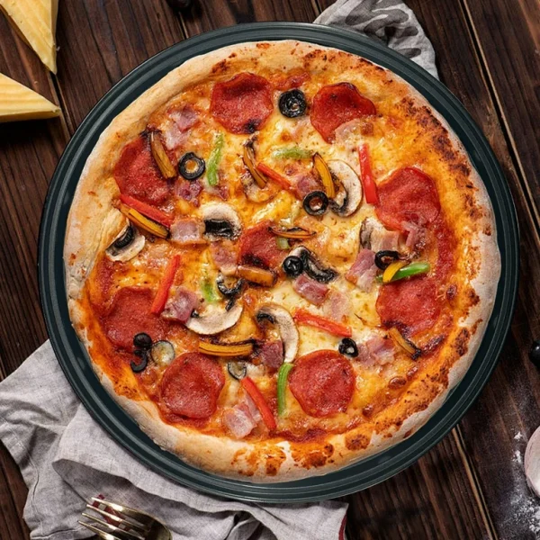 قالب تفلون گرد پیتزا قطر ۳۲ سانتی متر ضد چسب