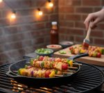 سیخ کباب چوبی بامبو ۲۰ سانتی متر بسته ۸۰ عددی بهداشتی برای فینگرفود و کباب