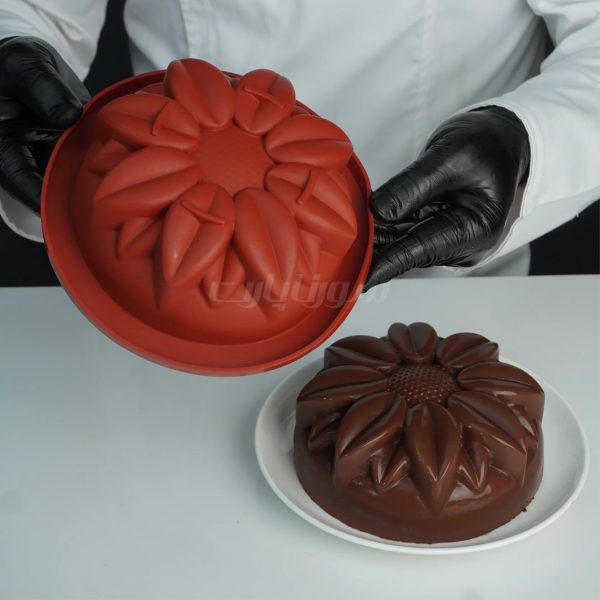 قالب سیلیکون دسری 12 سانت آفتابگردان - Image 3