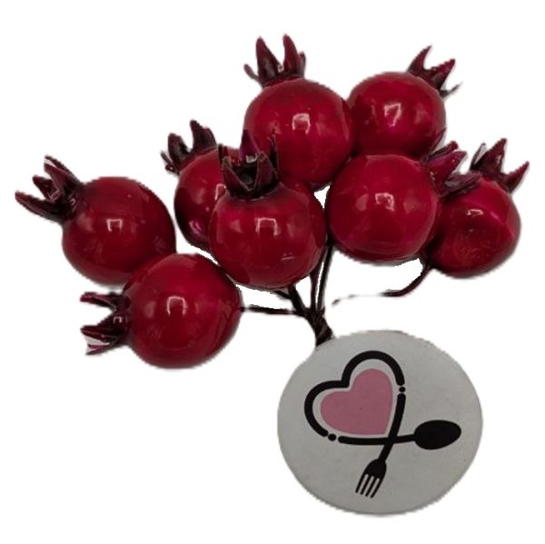 انارشاخه1 انار تزیینی مصنوعی 8 عددی کد 2 - Image 1