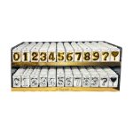 شمع مینی کروم نقره ای