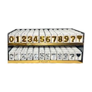 شمع مینی کروم طلایی