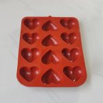 قالب سیلیکونی قلب 12 خانه بزرگ - Image 4