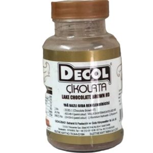 رنگ پودری دکول بزرگ  50 گرمی قهوه ای