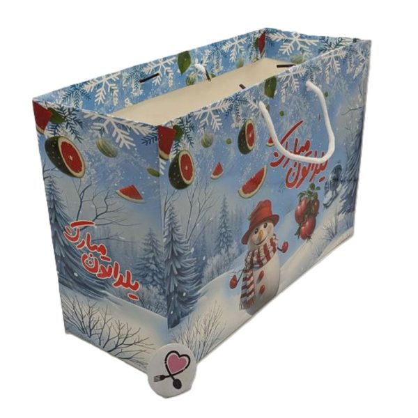 ساک آدم برفی شاخه انار افقی بزرگ یلدا - Image 2