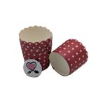 کپسول کاپ کیک قرمز ستاره 5 عددی