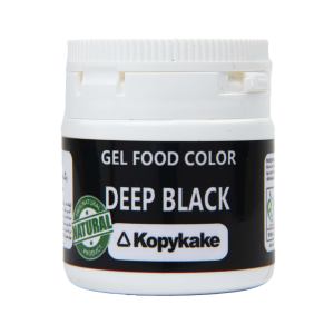رنگ خوراکی ژله‌ای کپی کیک مشکی مطلق ۳۵ گرمی (Deep Black)