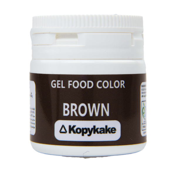 10 رنگ خوراکی ژلهای کپی کیک شکلاتی ۳۵ گرمی (Brown) - Image 1
