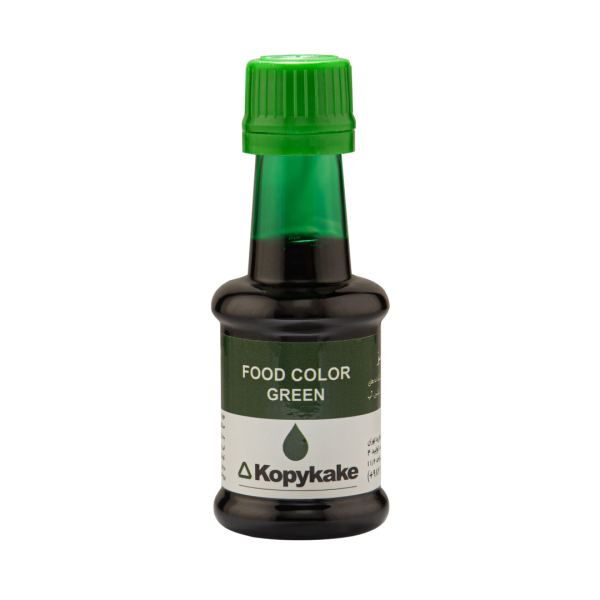 27 رنگ خوراکی مایع کپی کیک سبز (Green) - Image 1