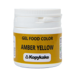 رنگ خوراکی ژله‌ای کپی کیک زرد کهربایی ۳۵ گرمی (Amber Yellow)