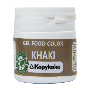 رنگ خوراکی ژله‌ای کپی کیک خاکی ۳۵ گرمی (Khaki)